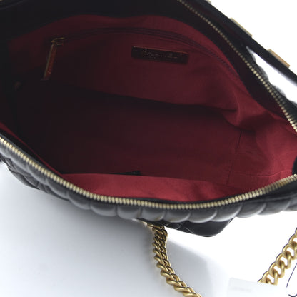 Chanel Glazed Calfskin Quilted State Of The Art Hobo Black 5 of 10