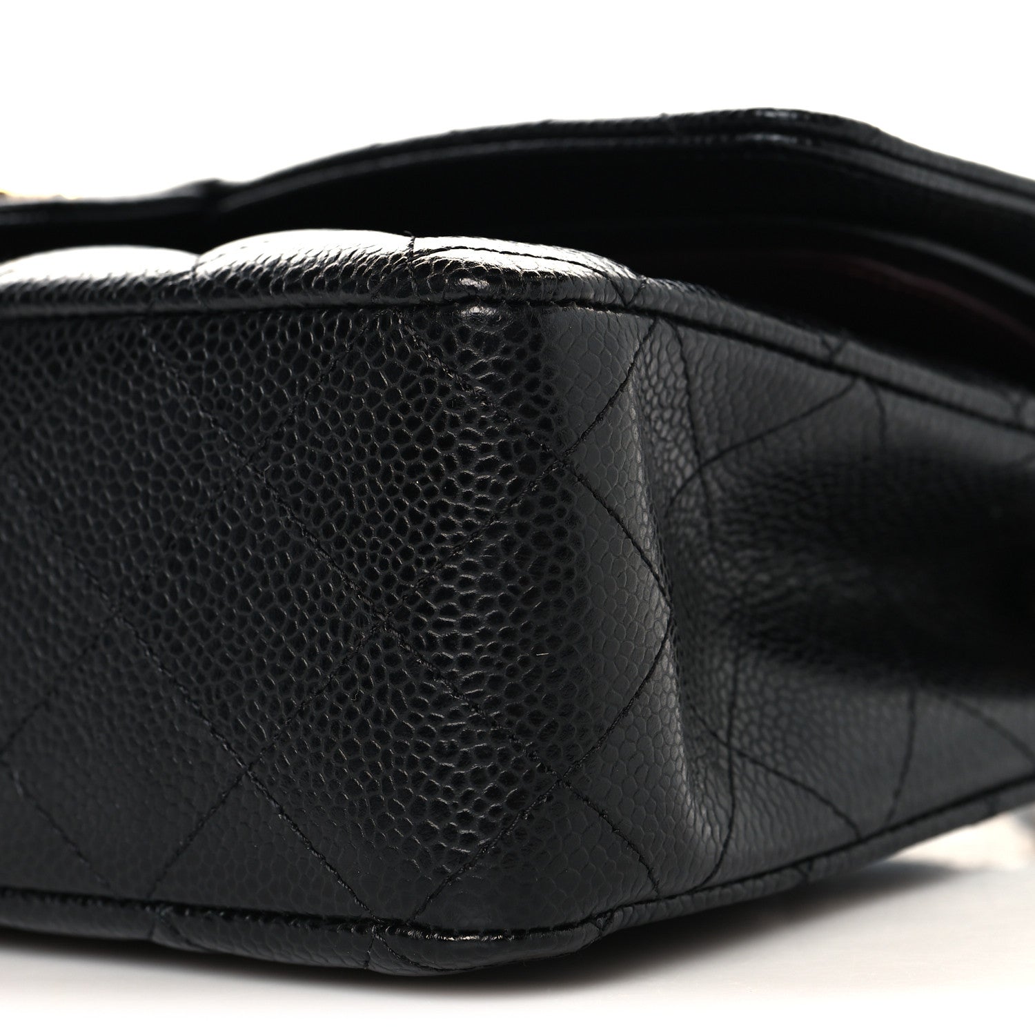 Chanel Caviar Quilted Medium Double Flap Black 10 of 11