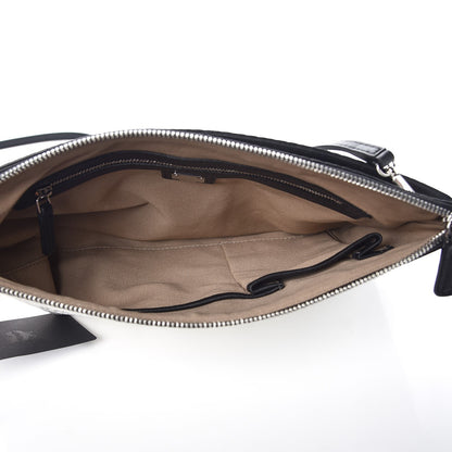 MCM Visetos Large Crossbody Black White 5 of 15