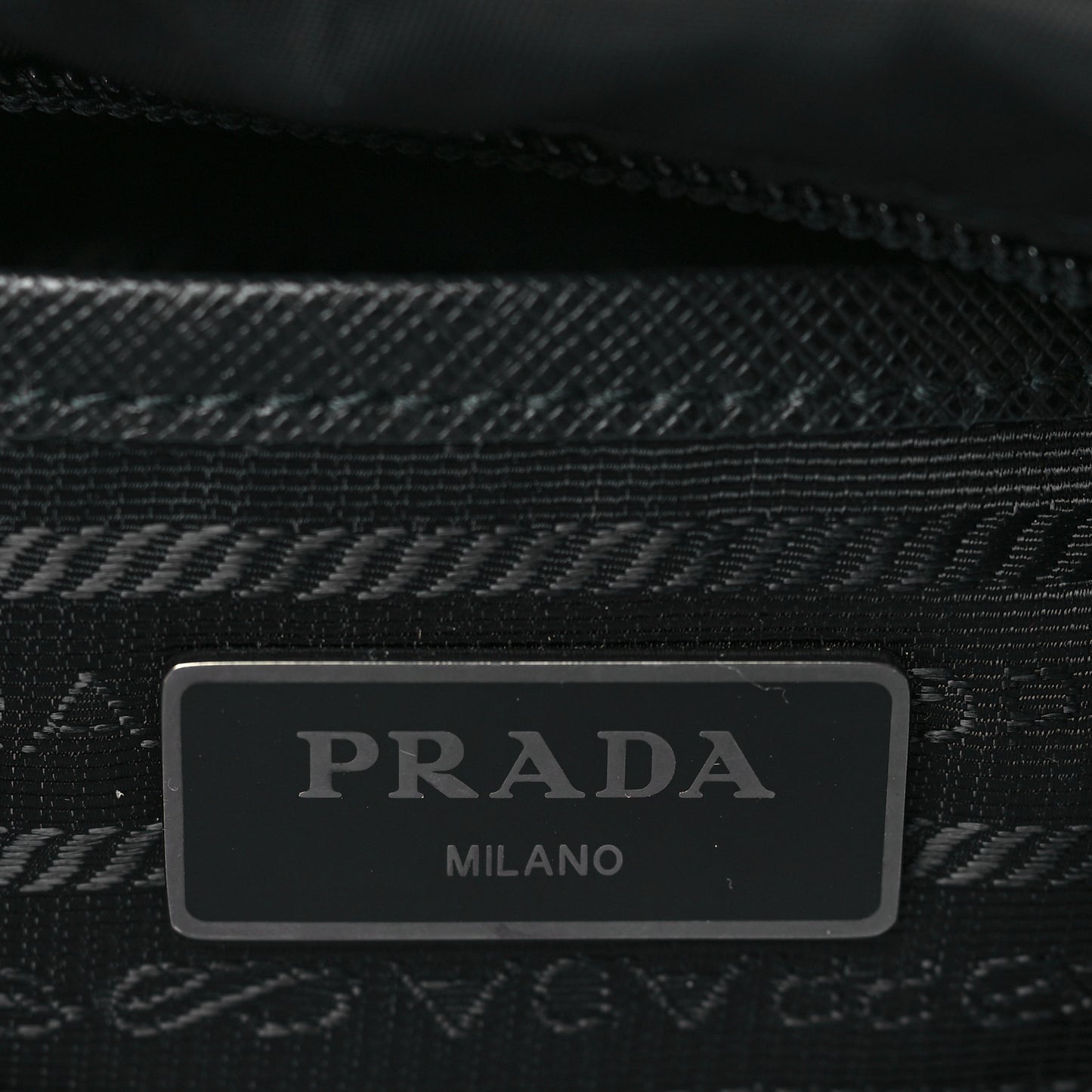 Nylon New Vela Studded Messenger Bag Black