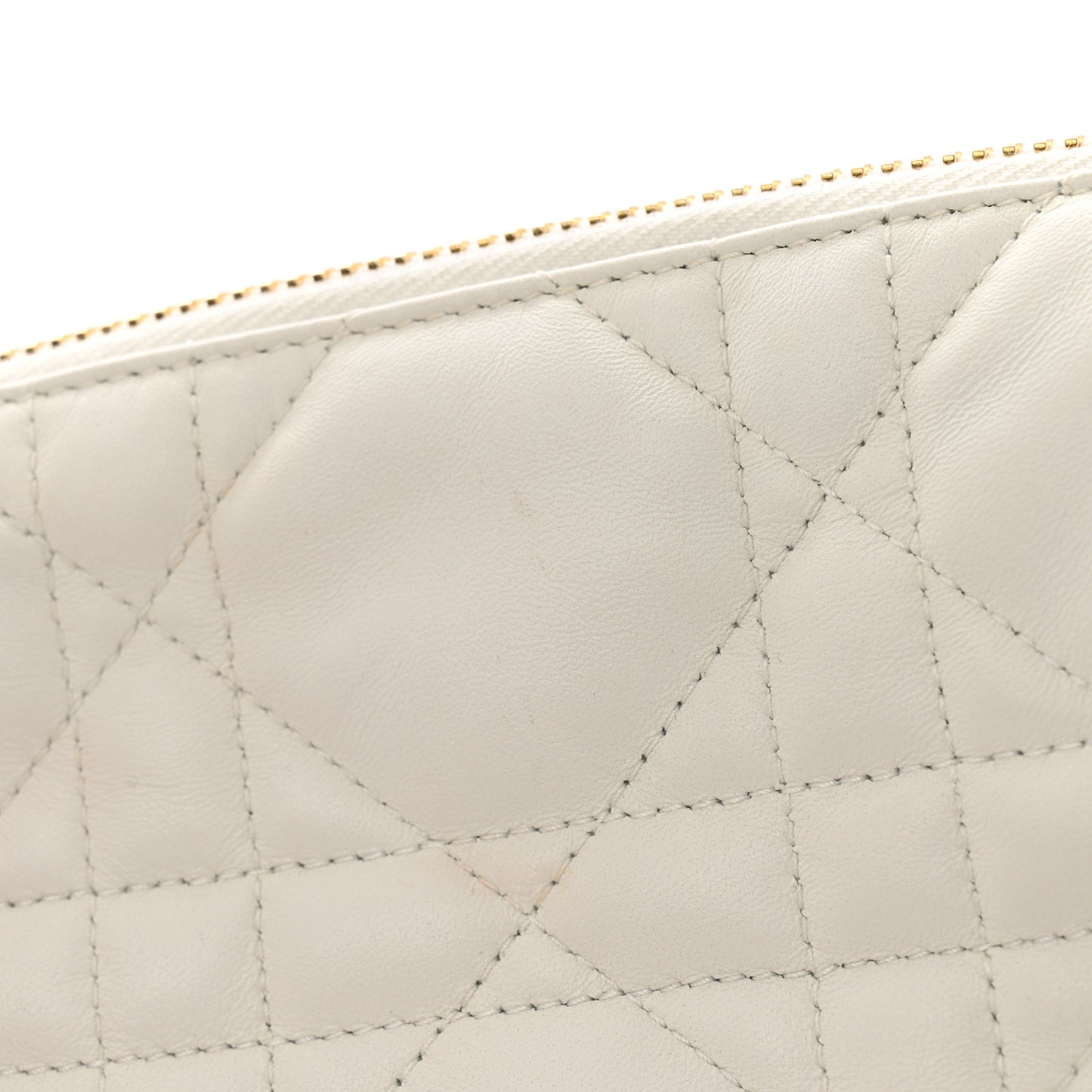 Lambskin Cannage Small Dior Vibe Hobo Bag Latte