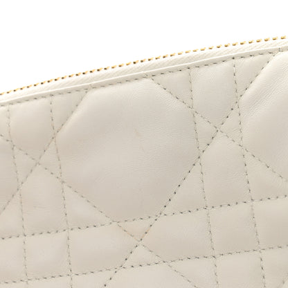 Christian Dior Lambskin Cannage Small Dior Vibe Hobo Bag Latte 13 of 15