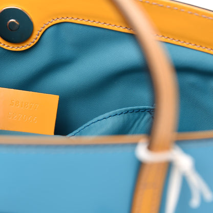 Gucci Calfskin Childrens Rainbow Tote Blue 9 of 10