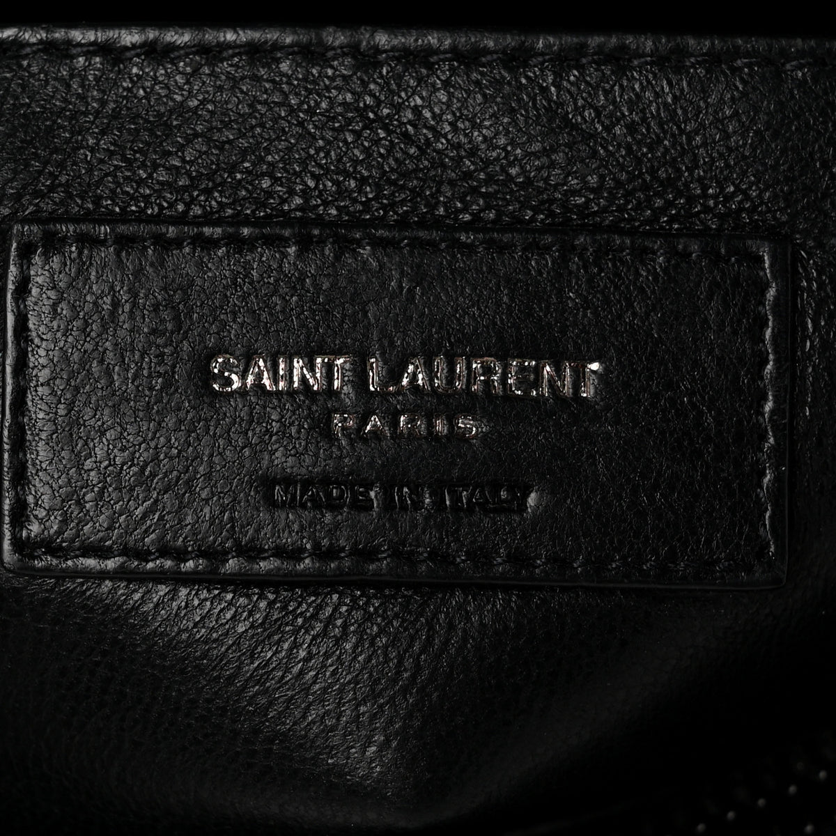 Saint Laurent Calfskin Y Quilted Monogram Monochrome Small Loulou Chain Satchel Black 6 of 11