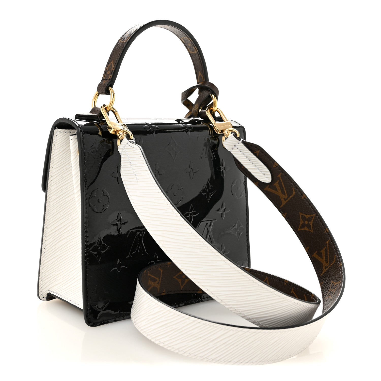 Louis Vuitton Vernis Epi Monogram Spring Street Black 3 of 10