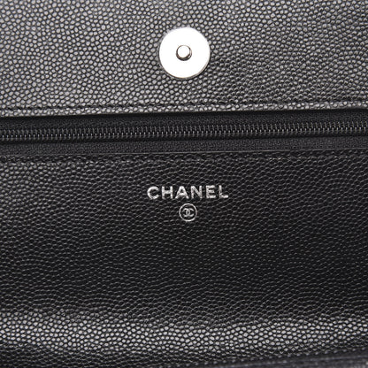Chanel Caviar Quilted My Everything Wallet On Chain WOC Black 6 of 12