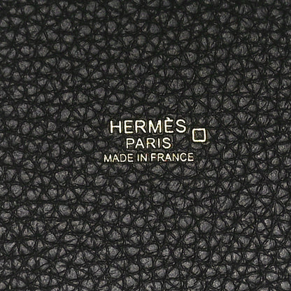Hermes Taurillon Clemence Matte Alligator Picotin Lock Touch 18 PM Black 6 of 10