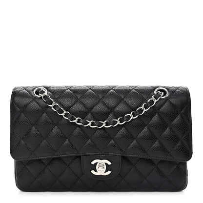 Chanel Caviar Quilted Medium Double Flap Black 1 of 11