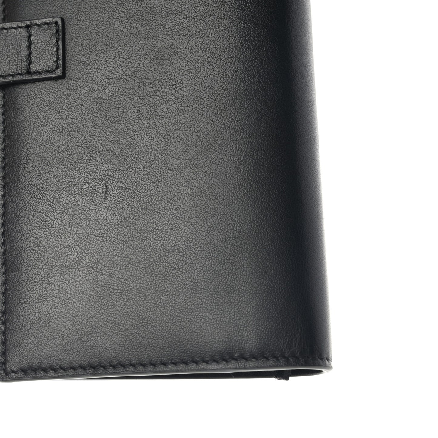 Calfskin Medusa Long Wallet Black