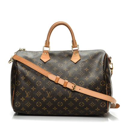 Louis Vuitton Monogram Speedy Bandouliere 35 1 of 9
