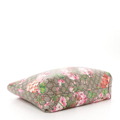 Gucci GG Supreme Monogram Blooms Medium Reversible Tote Beige Multicolor Dry Rose 4 of 11