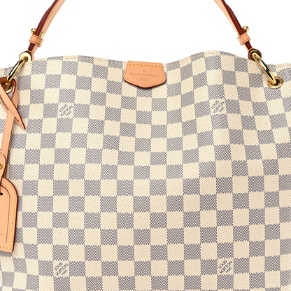 Louis Vuitton Damier Azur Graceful PM Rose Ballerine 7 of 10