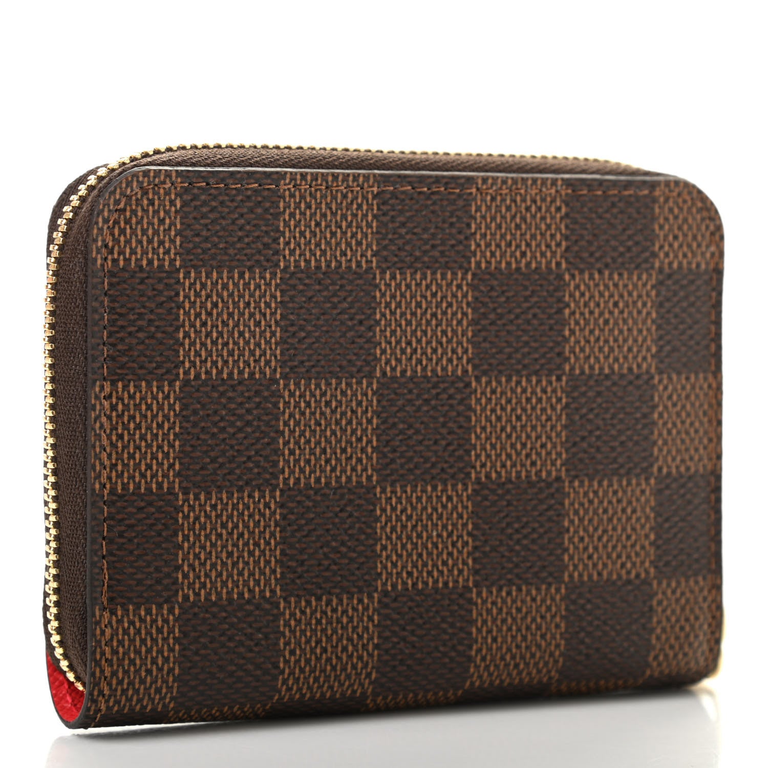 Louis Vuitton Damier Ebene 2021 Christmas Animation London Zippy Coin Purse Red 3 of 6