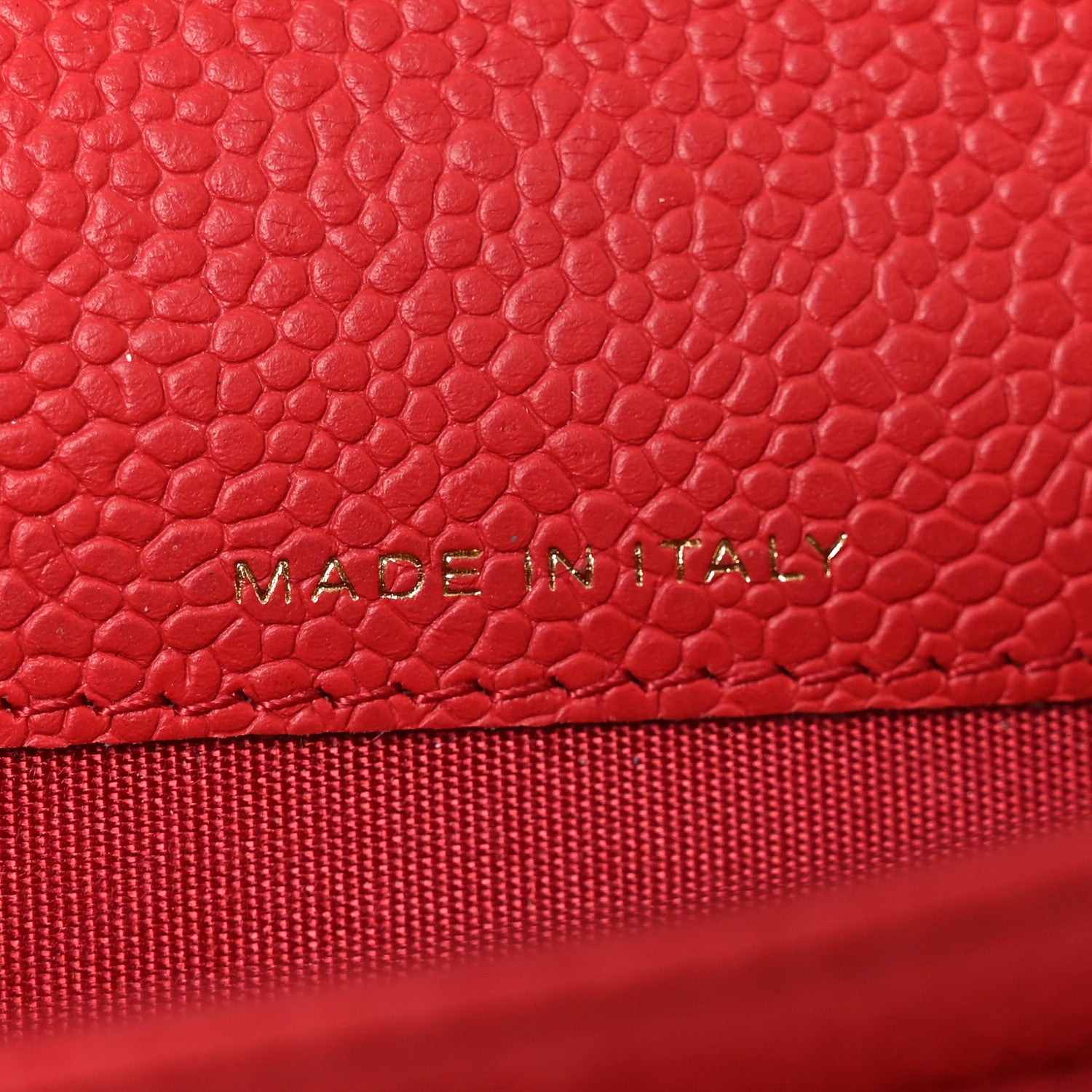 Chanel Caviar Quilted Boy Flap Card Holder Wallet Red 7 of 8