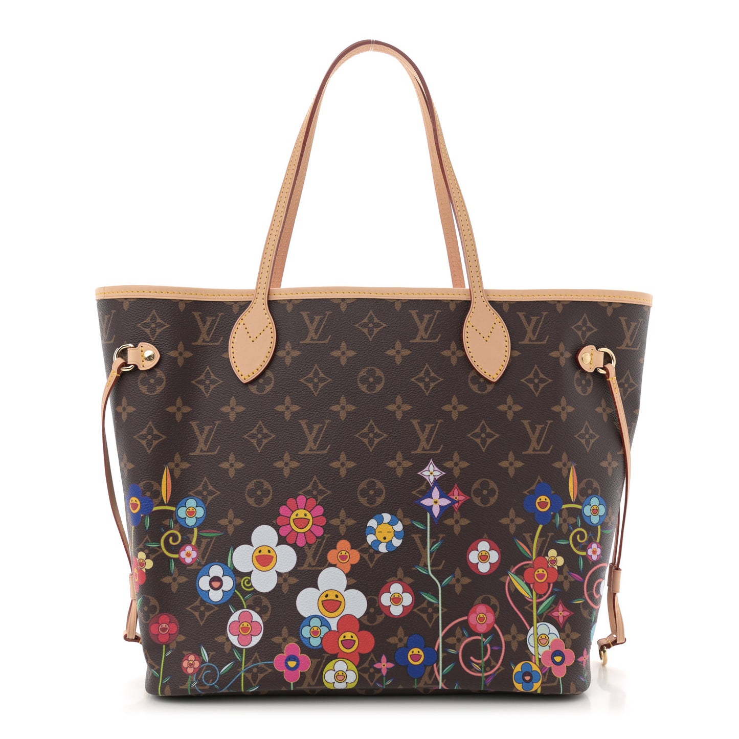 LV X TM Monogram Flowers Neverfull MM
