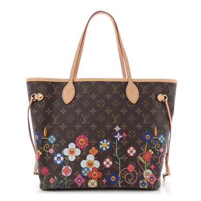 Louis Vuitton LV X TM Monogram Flowers Neverfull MM 1 of 11