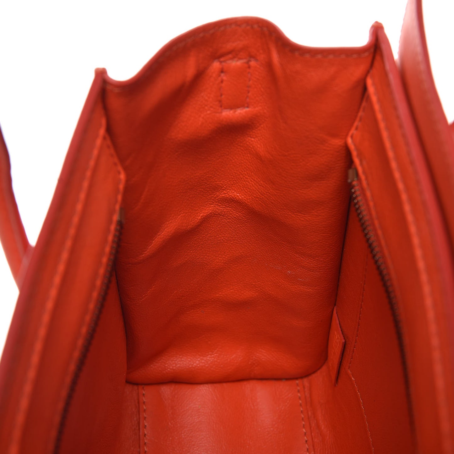 Smooth Calfskin Nano Luggage Fluo Orange