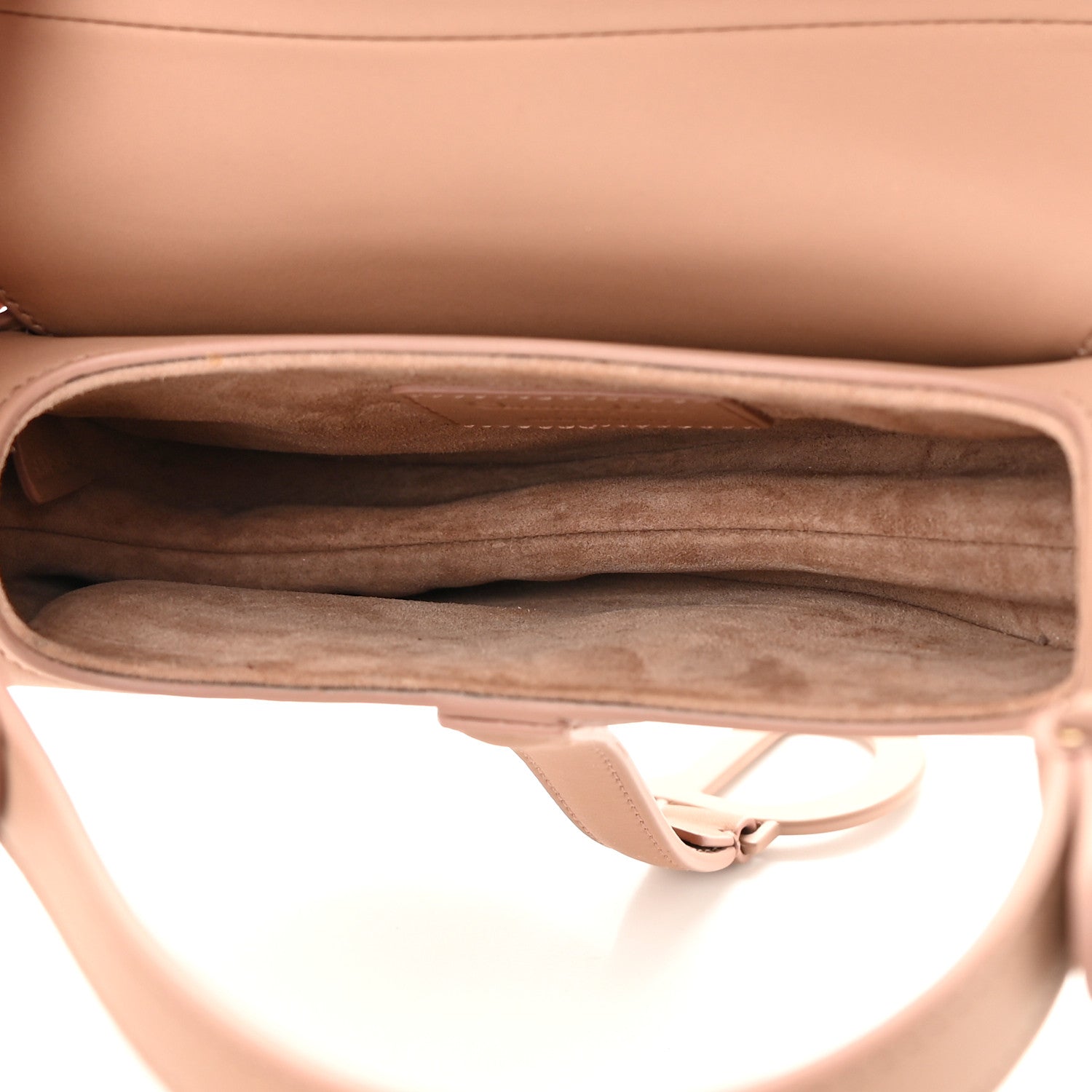 Christian Dior Ultra Matte Calfskin Mini Saddle Bag Blush 5 of 14