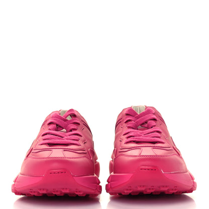 Gucci Calfskin Logo Womens Rhyton Sneakers 36.5 Box Pink 3 of 12