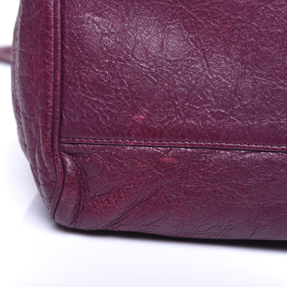 Balenciaga Lambskin Classic Gold Hardware Velo Violet Prune 15 of 17