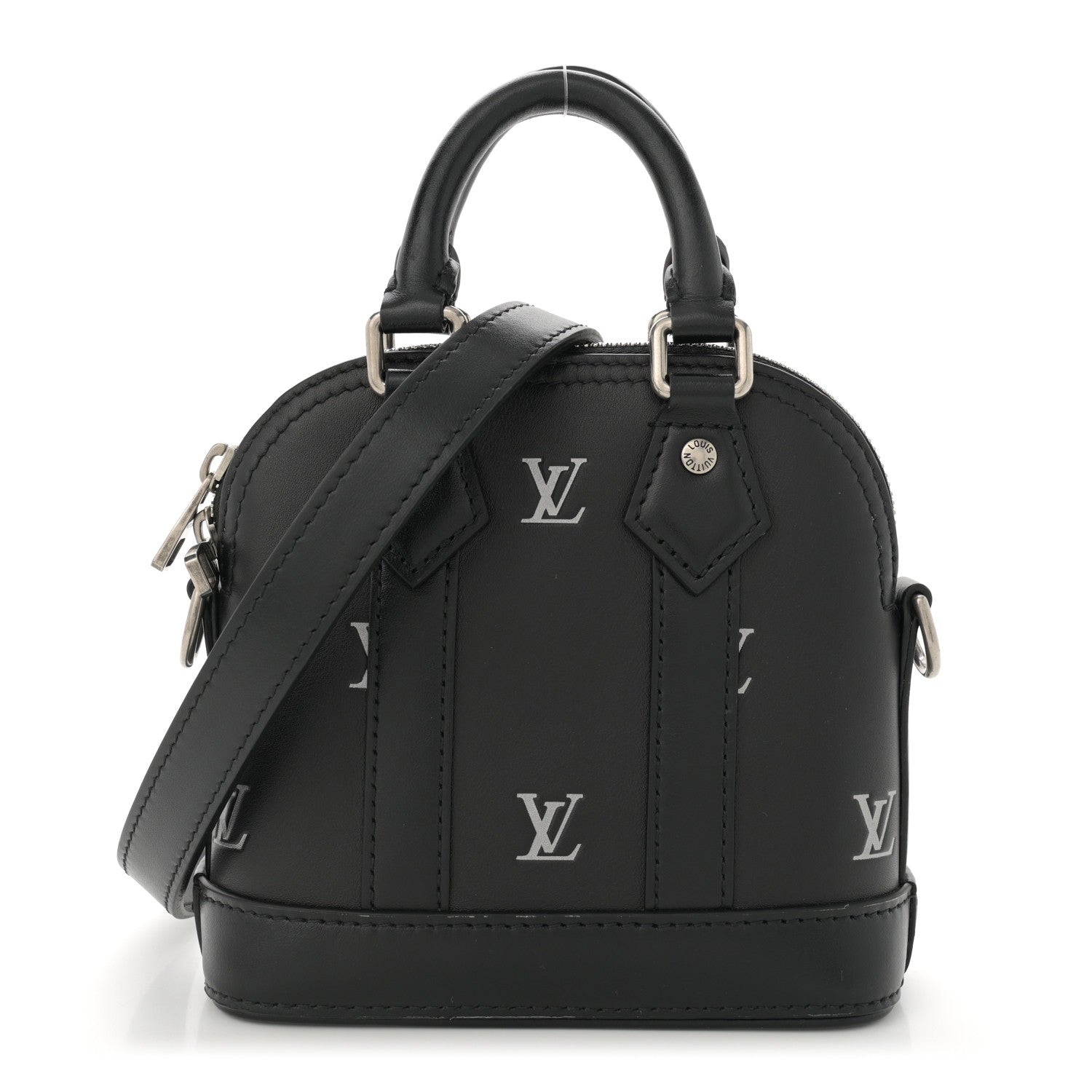 Louis Vuitton Nano Alma Black Silver 1 of 10