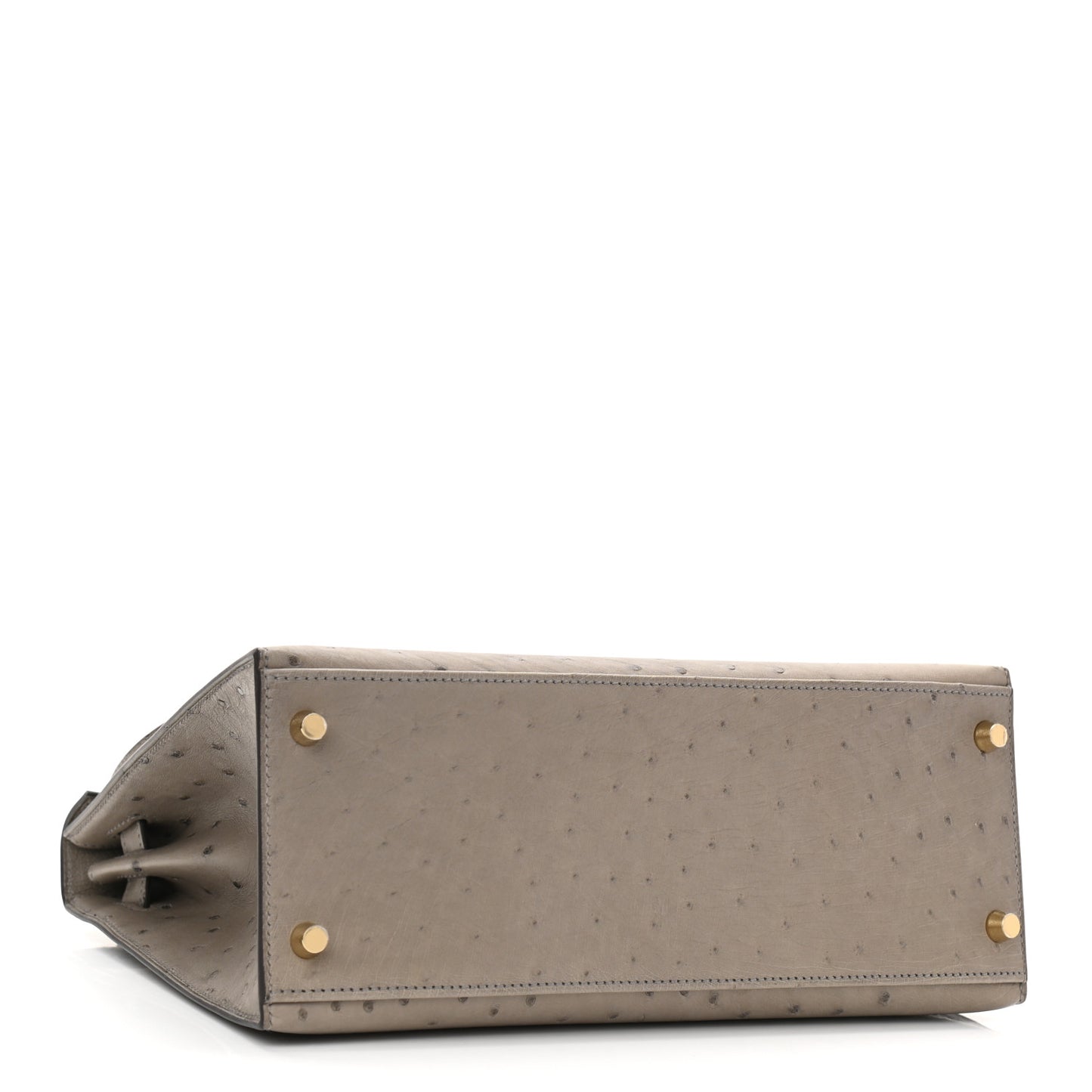 Ostrich Kelly Sellier 28 Gris Tourterelle