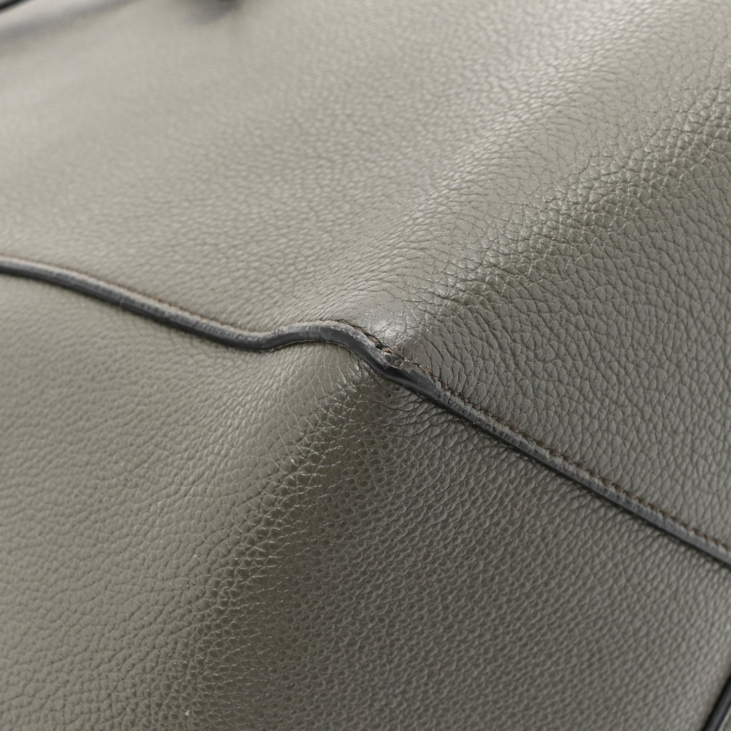 Soft Grained Calfskin Small Belt Cabas Phantom Taupe