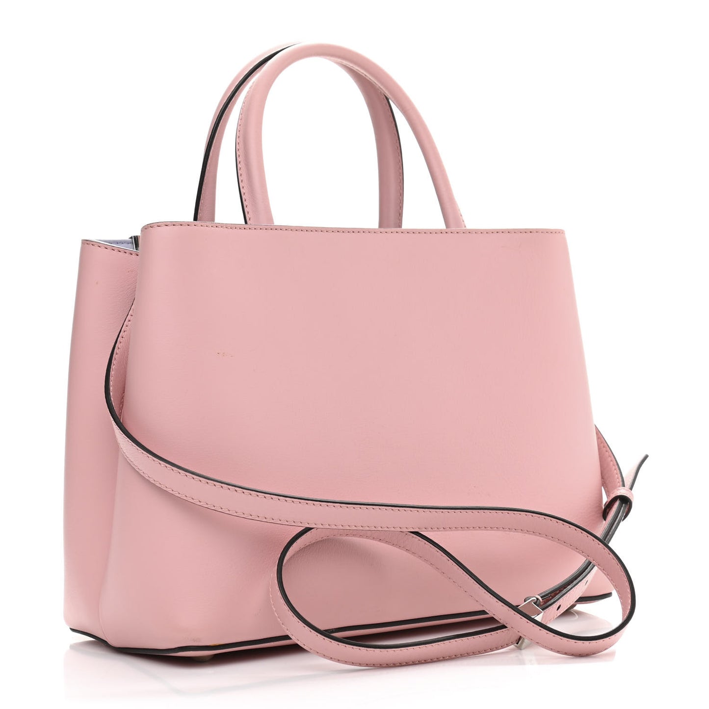 Vitello Dolce Century Petite 2Jours Tote Bubblegum Lilla Oliva