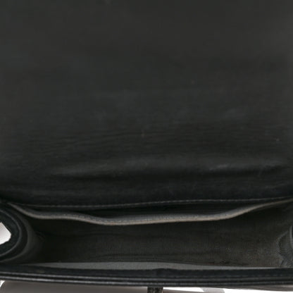 Chanel Velvet Quilted Small Boy Flap Black 4 of 10