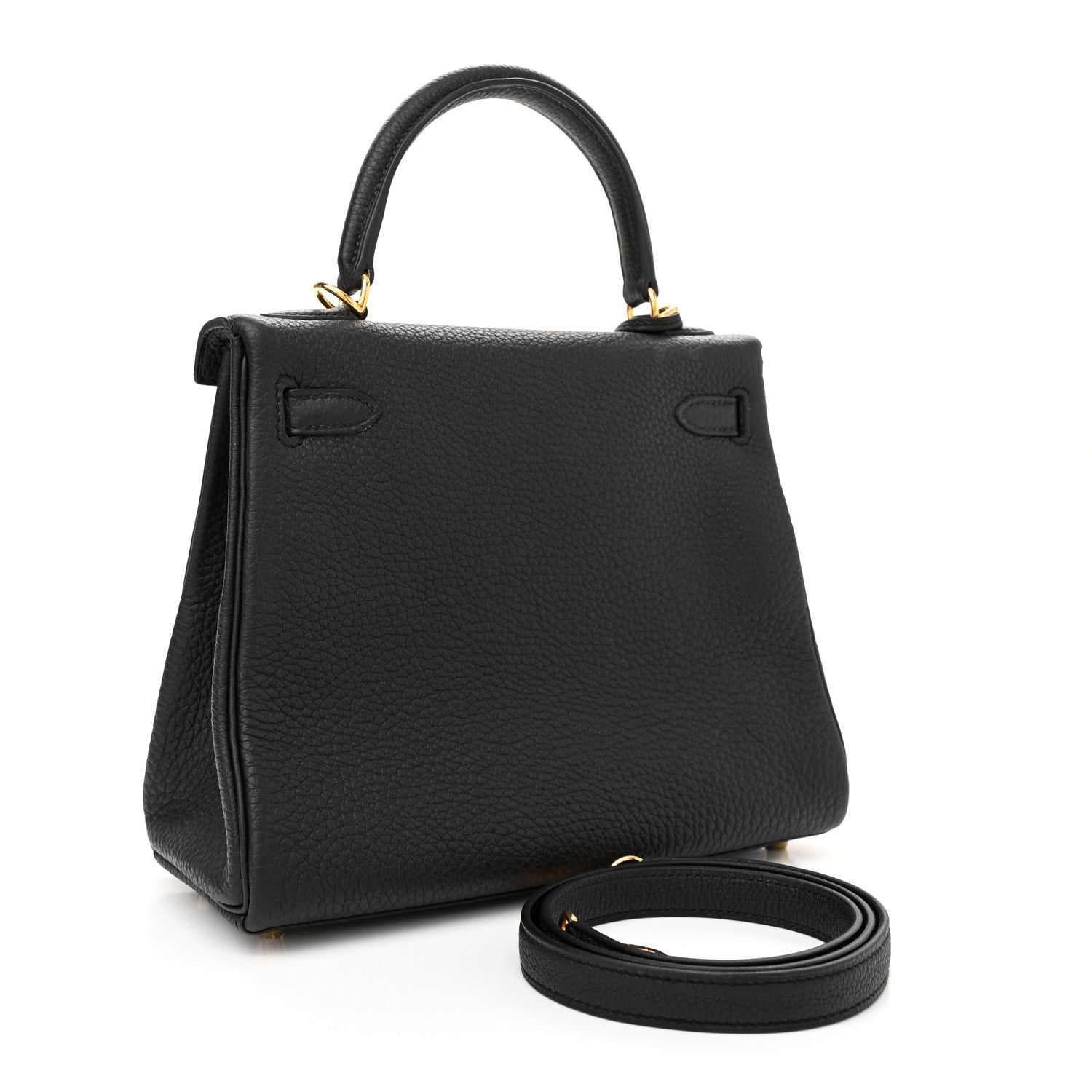 Hermes Togo Kelly Retourne 25 Black 3 of 11