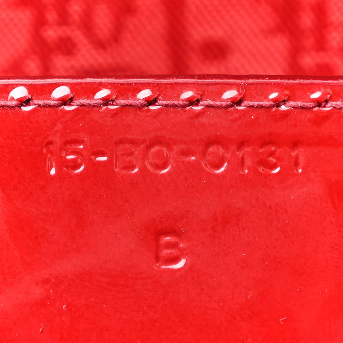 Patent Cannage Large Lady Dior Red