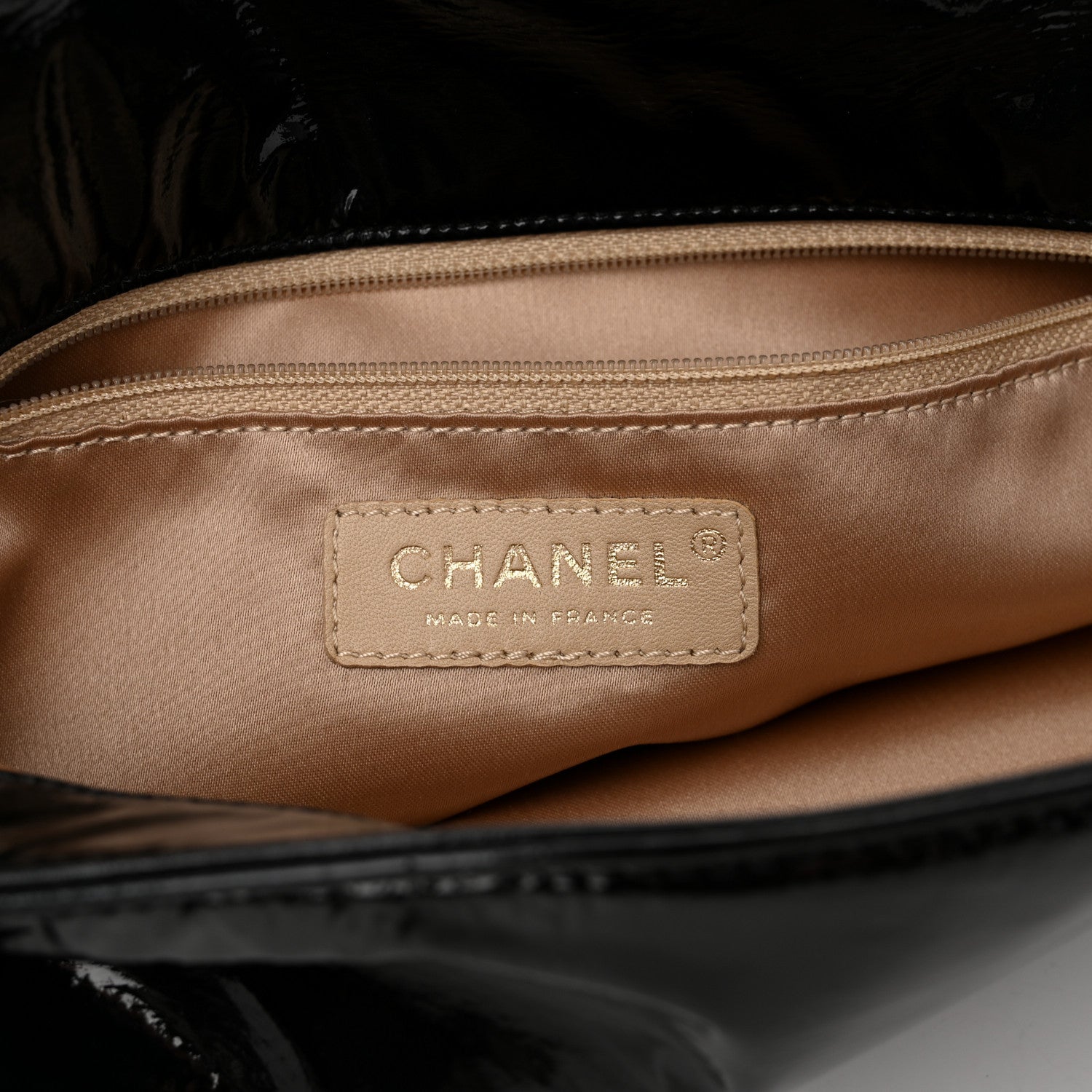 Chanel Vinyl XL Rock and Chain Flap Black 6 of 10