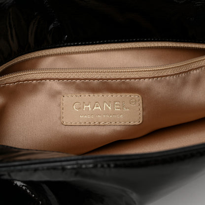 Chanel Vinyl XL Rock and Chain Flap Black 6 of 10