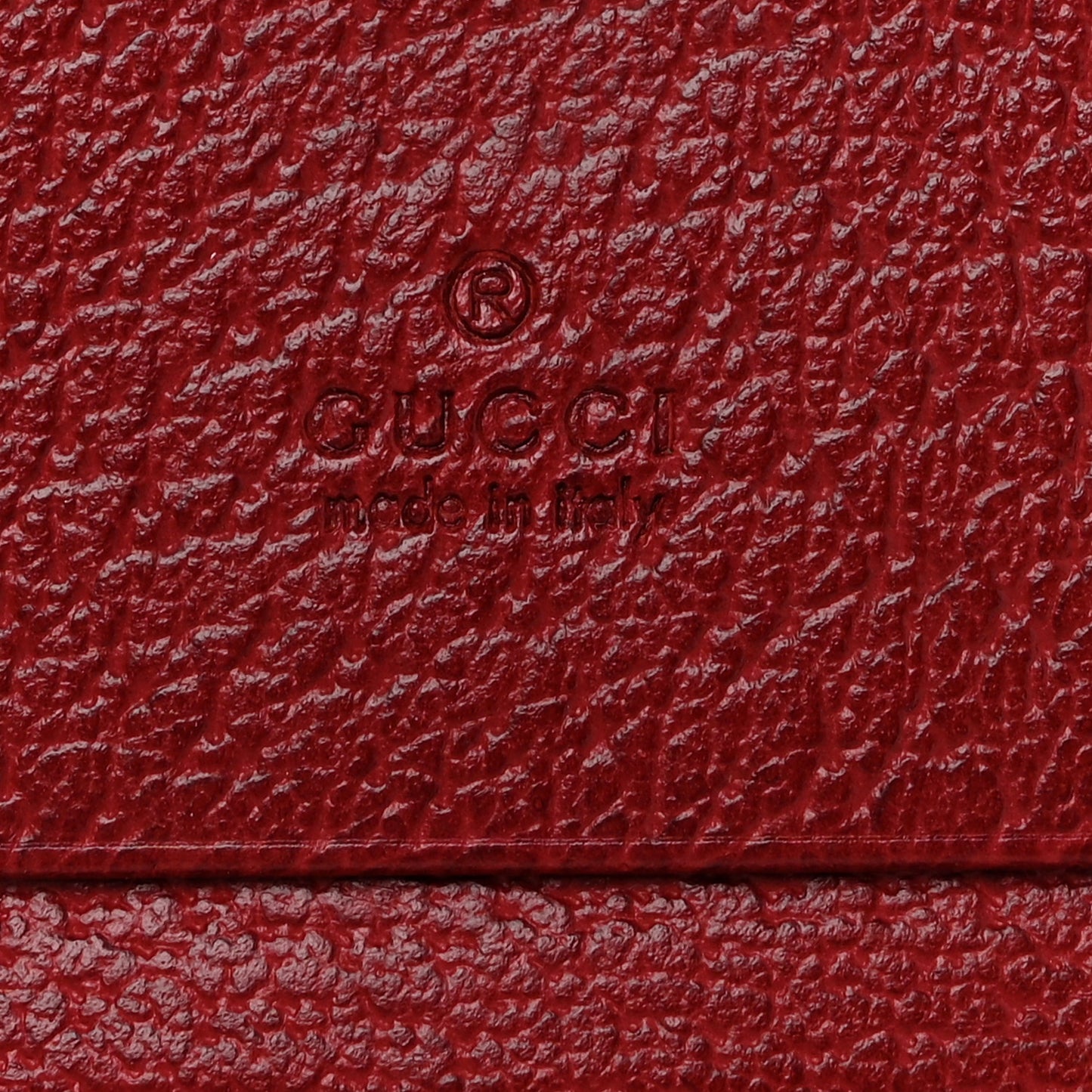 GG Supreme Monogram Flora Web Ophidia Card Case Red