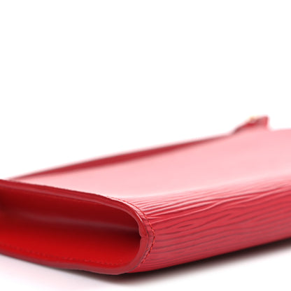 Louis Vuitton Epi Pochette Accessories 24 Castillan Red 9 of 11
