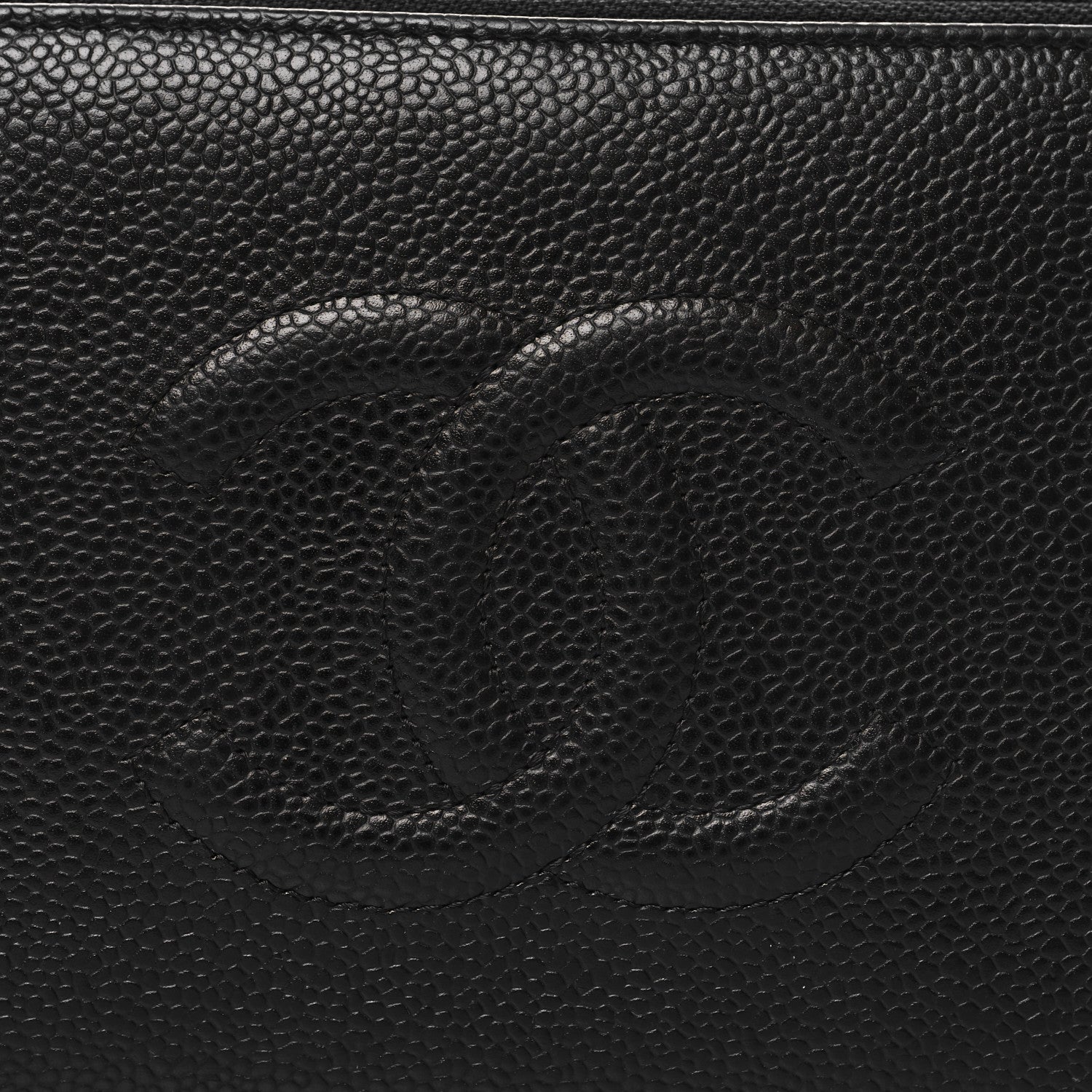 Chanel Caviar Large Timeless CC Zip Around Organizer Wallet Black 10 of 11