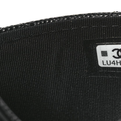 Chanel Caviar Quilted CC Card Holder Black 8 of 9