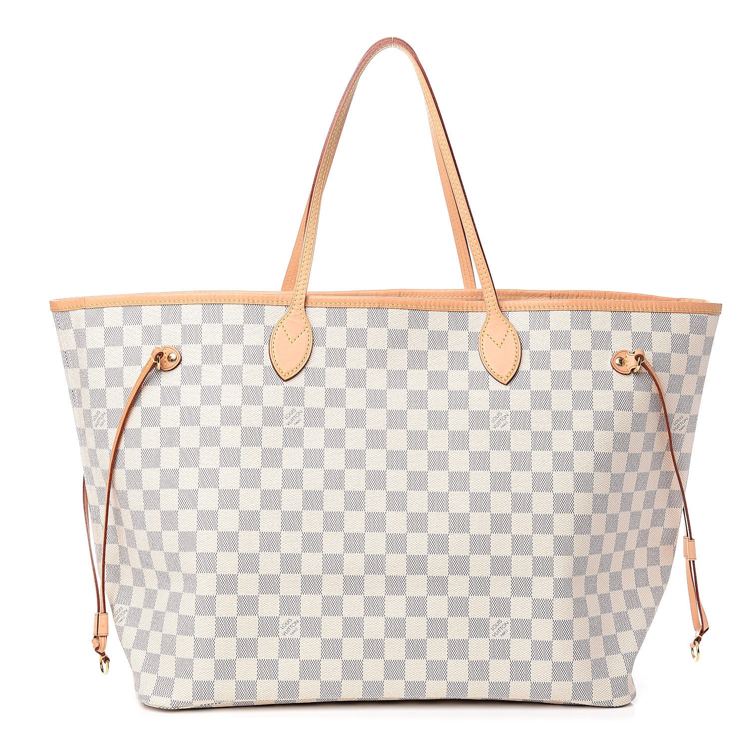 Louis Vuitton Damier Azur Neo Neverfull GM Rose Ballerine 1 of 11