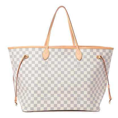 Louis Vuitton Damier Azur Neo Neverfull GM Rose Ballerine 1 of 11