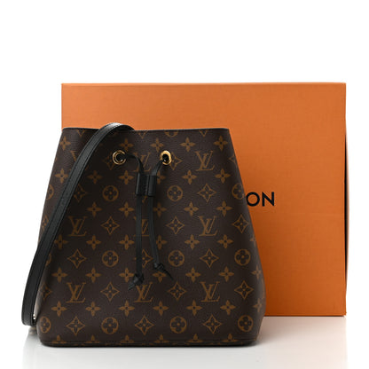 Louis Vuitton Monogram Neonoe MM Black 10 of 10