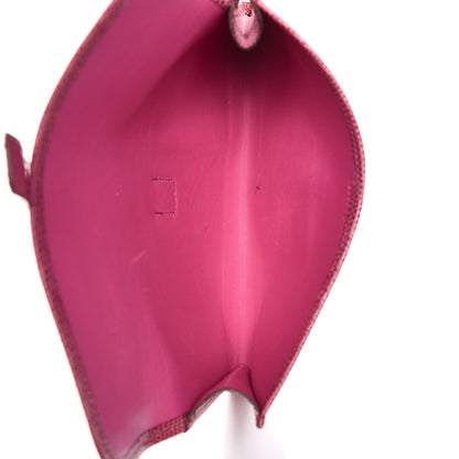 Hermes Lizard Mini Jige Clutch Violet 7 of 11
