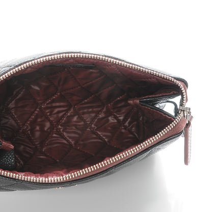 Chanel Caviar Quilted Small Cosmetic Case Black 5 of 9