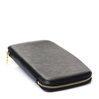 Louis Vuitton Epi Zippy Organizer Wallet Black 3 of 4