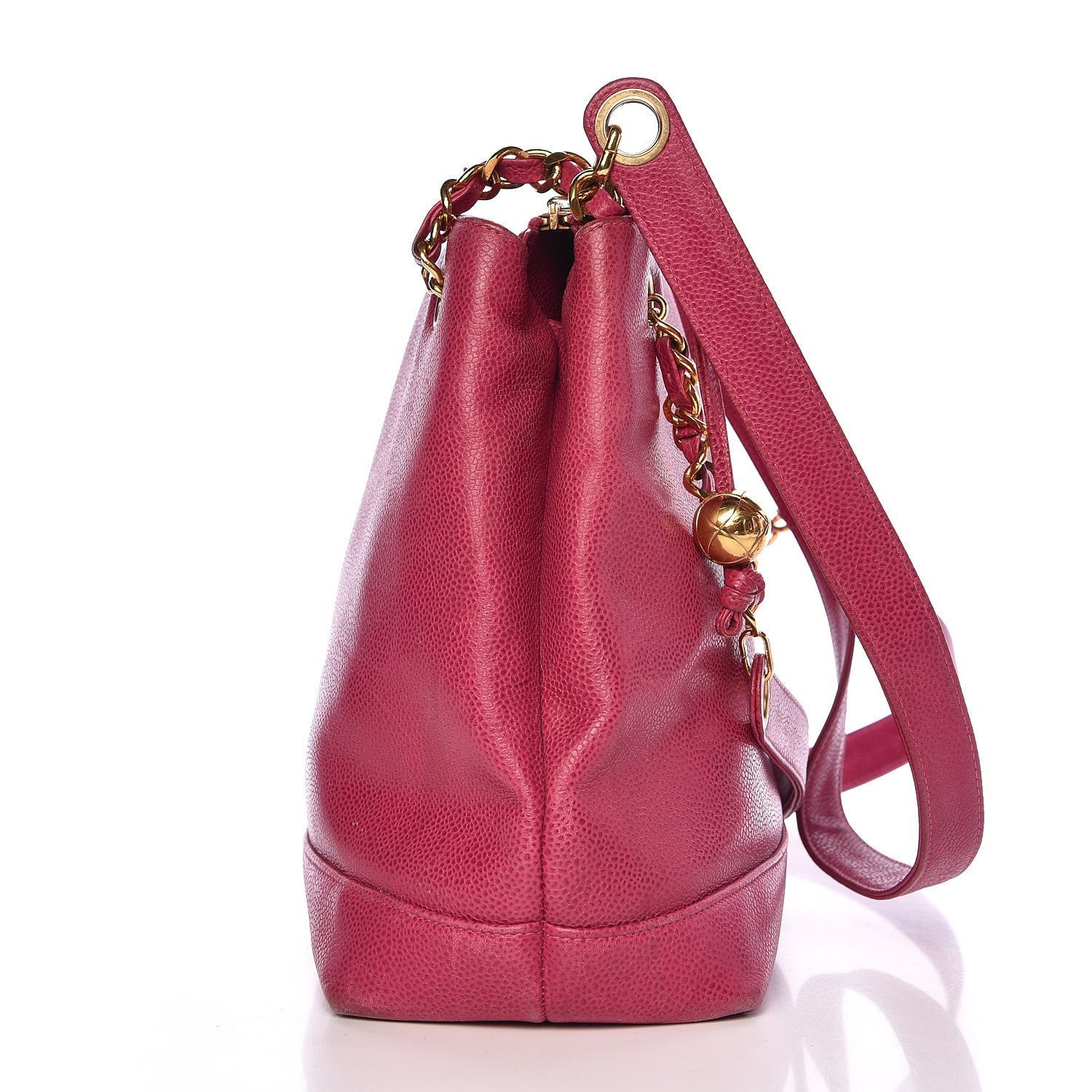 Chanel Caviar CC Shoulder Bag Pink 39 of 42