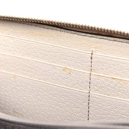 Gucci Monogram Metal Bar Zip Around Wallet Beige Ebony Off White 13 of 35