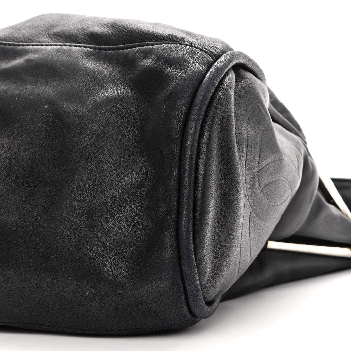 Lambskin Large Ultimate Soft Tote Black