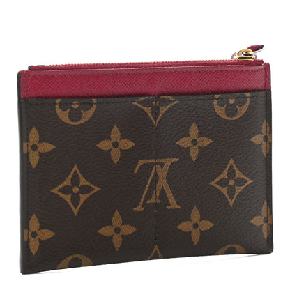 Louis Vuitton Monogram Zipped Card Holder Fuchsia 2 of 4