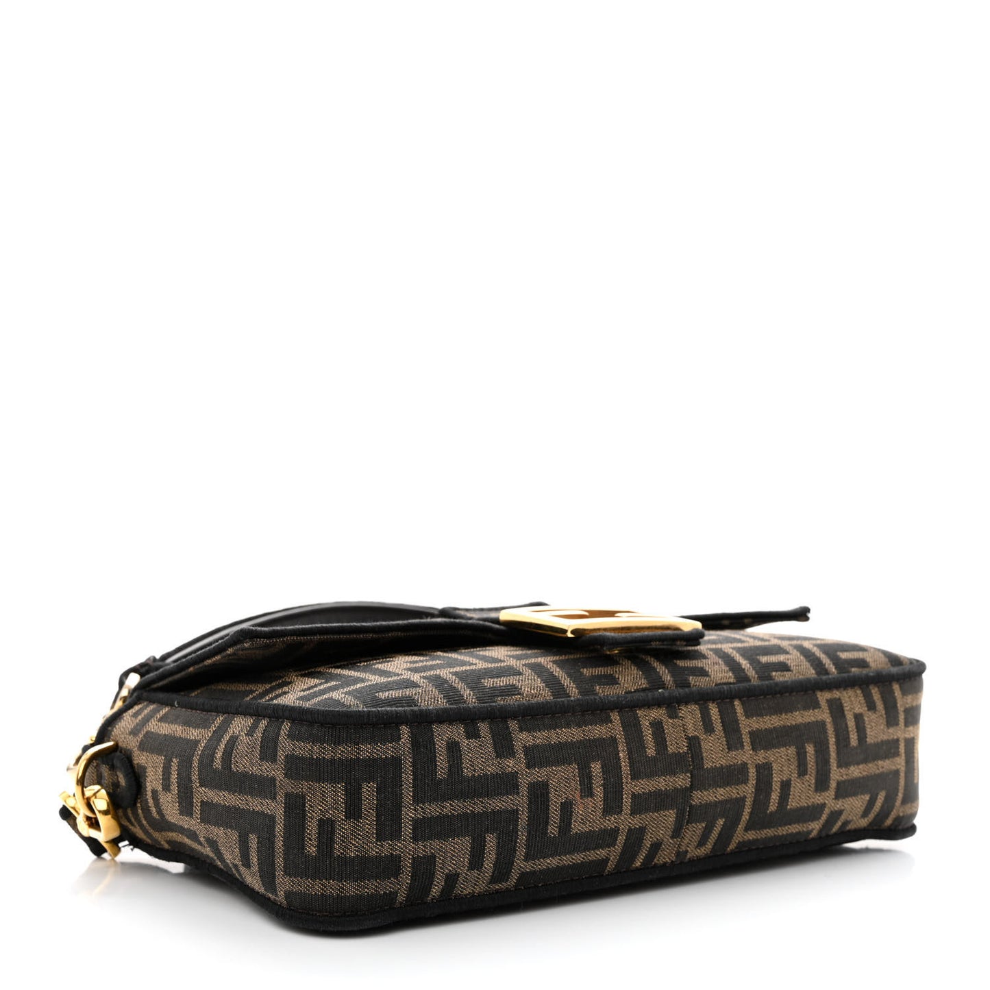 Fabric Jacquard FF 1974 Medium Baguette Tobacco Moro Black