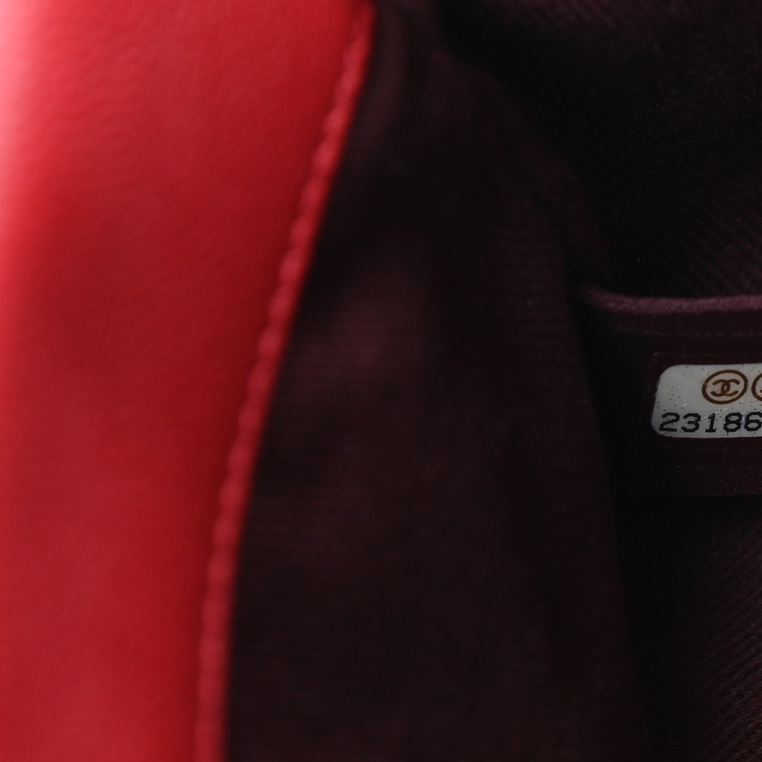 Chanel Shiny Sheepskin Quilted Mini Trapezio Flap Red 7 of 10