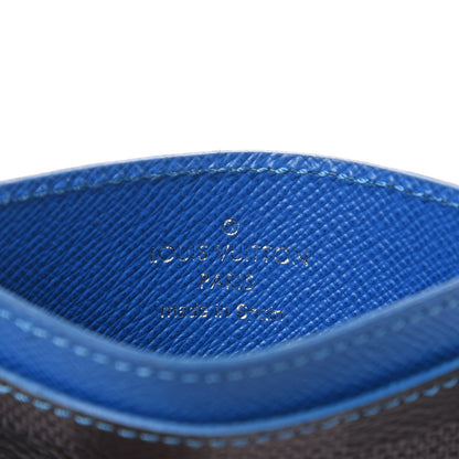 Louis Vuitton Damier Graphite Card Holder Blue 6 of 10